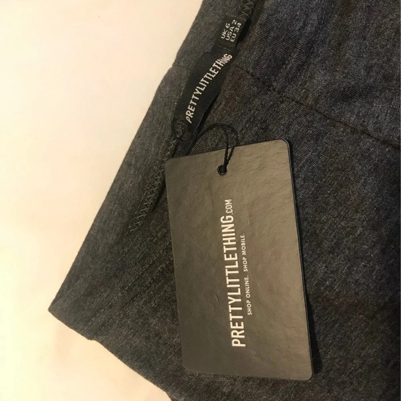 NEW Charcoal Cycling Shorts by PrettyLittleThing - Picture 4 of 8